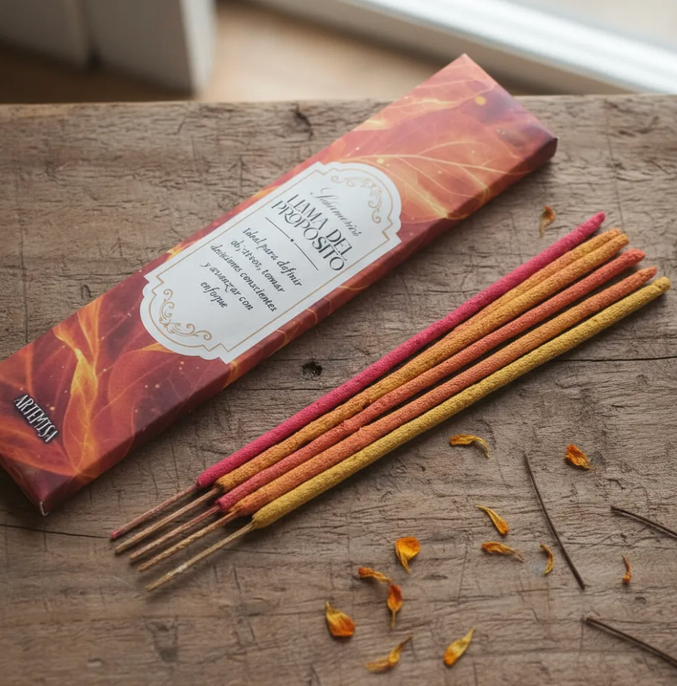 Sahumerio Artesanal “Llama del Propósito”